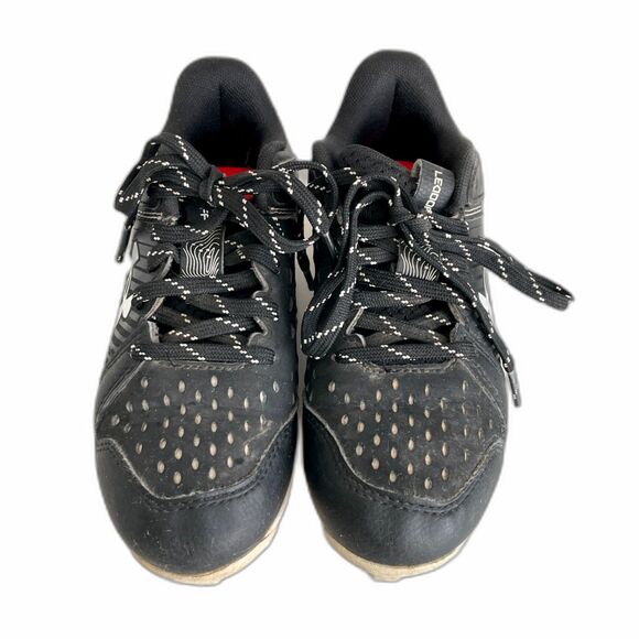 Youth Boys Under Armour Leadoff Black Low Rim Baseball/Soccer Cleats Size 12K - Picture 2 of 15